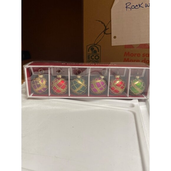 Set Of 6 Target Holiday Placecard Holder Ornaments - Picture 6 of 7